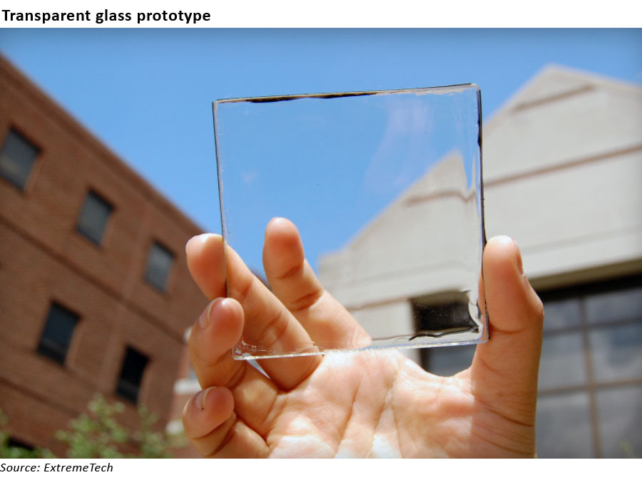 transparent solar PV