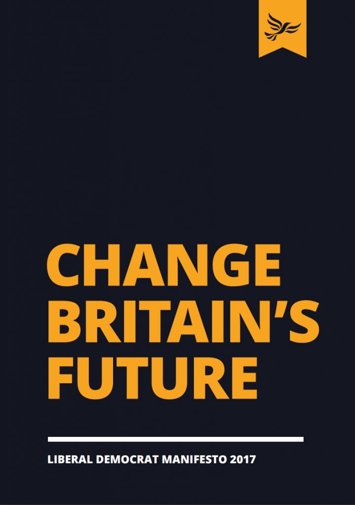 Liberal democrat manifesto