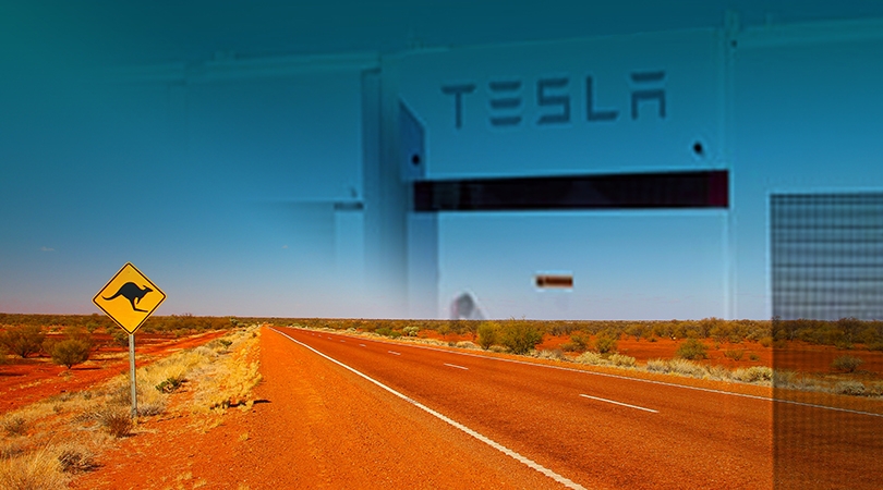 Tesla Australian battery project