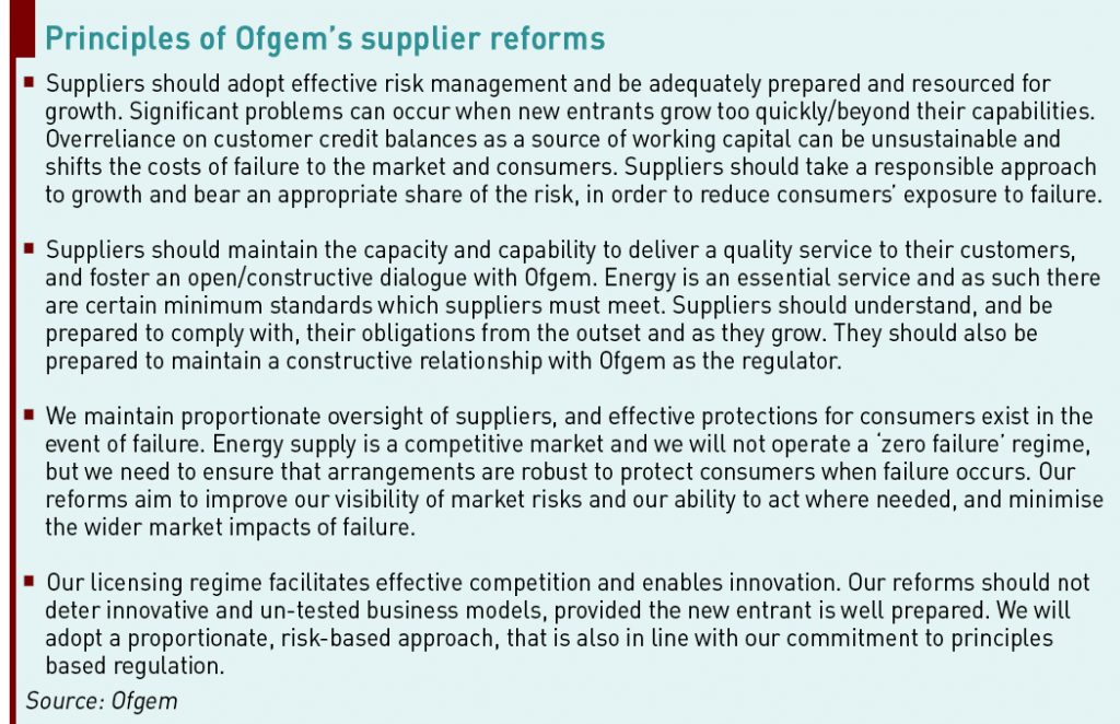 new entrant suppliers