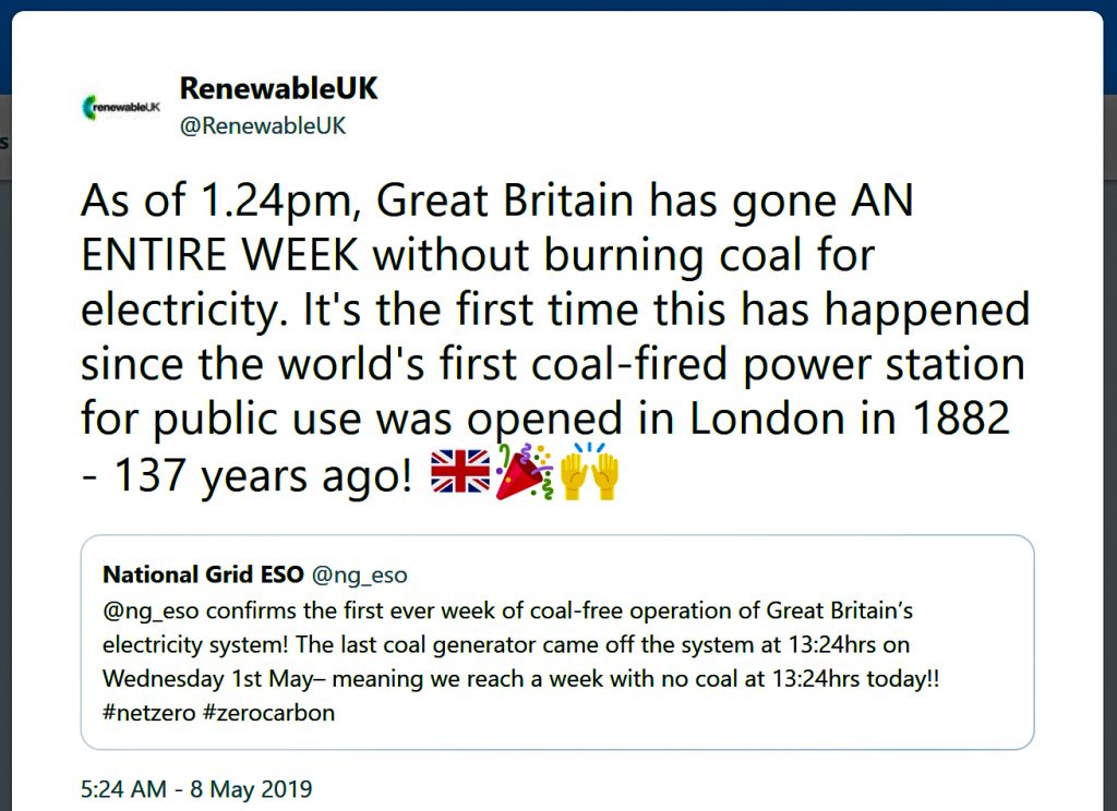 coal free days