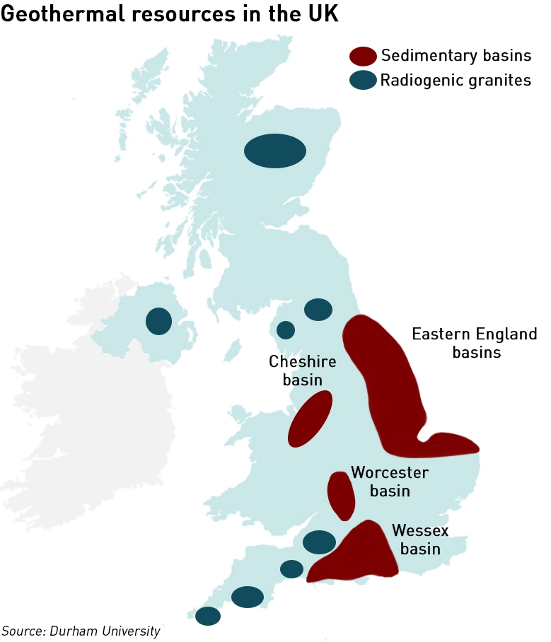 geothermal resources UK