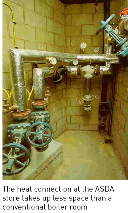 heat connection in the Southampton district heating scheme