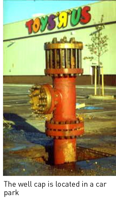 Geothermal well head in Southampton