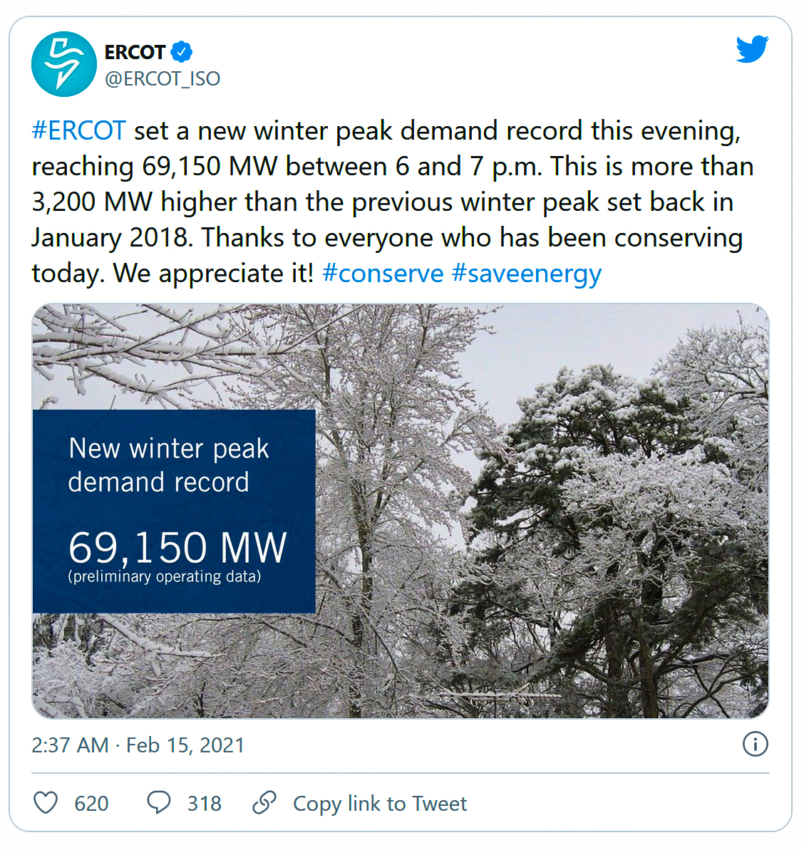 Texas rolling blackouts