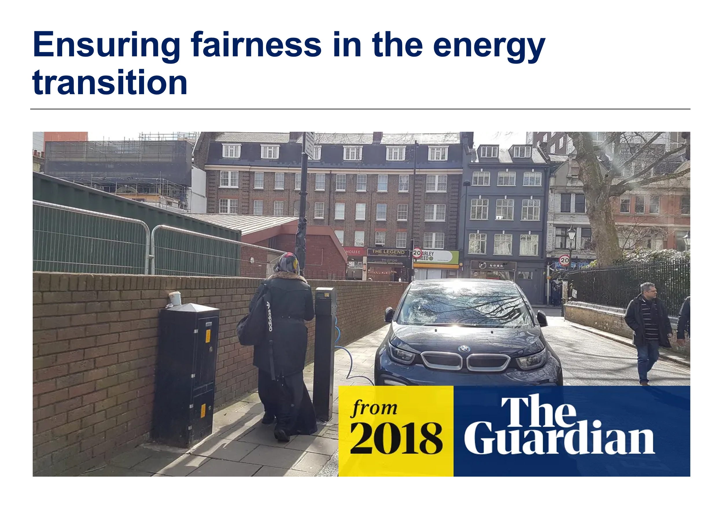 Unsuitable EV charging infrastructure