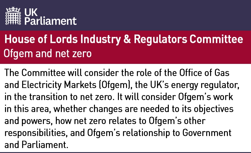Ofgem and net zero 