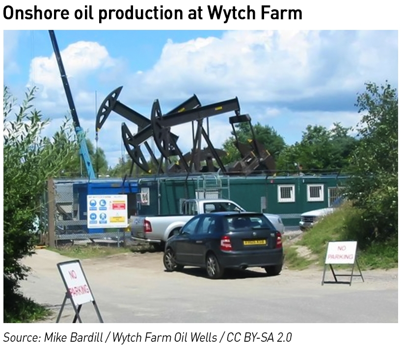 Wytch Farm onshore oil production