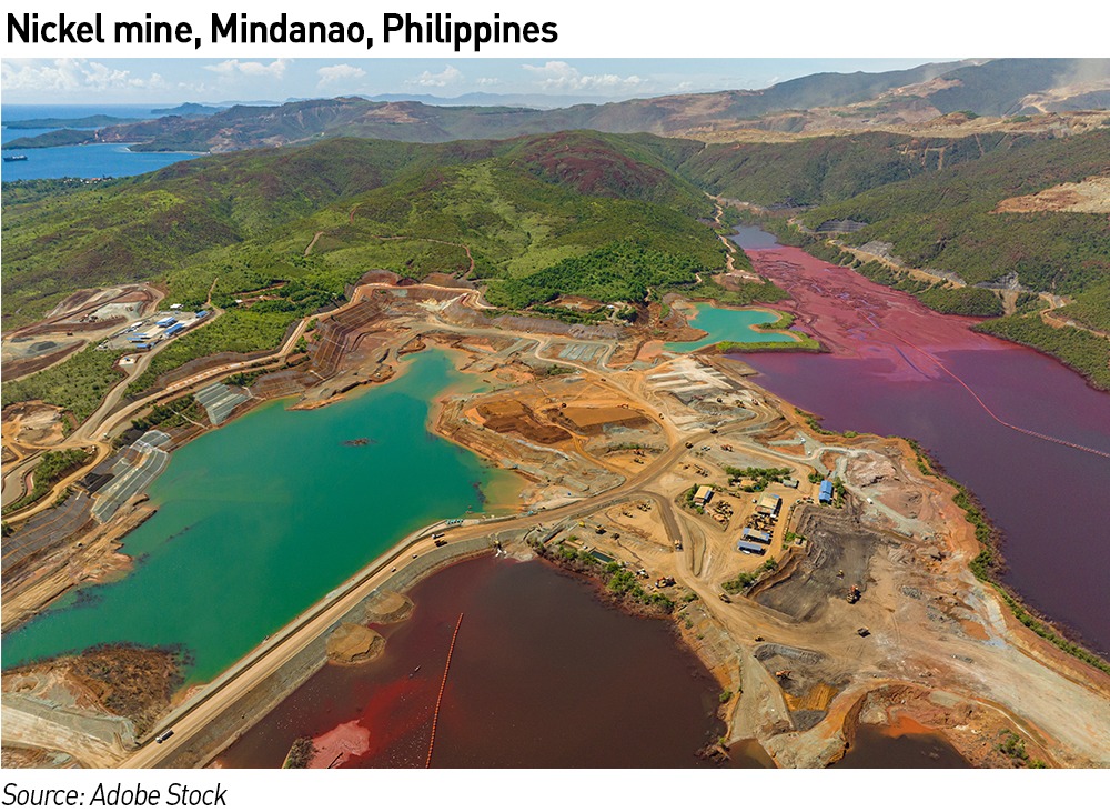 nickel mine. Mindanao, Philippines